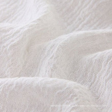 Мягкая льняная ткань Марлевые складки Сгиб льняной ткани